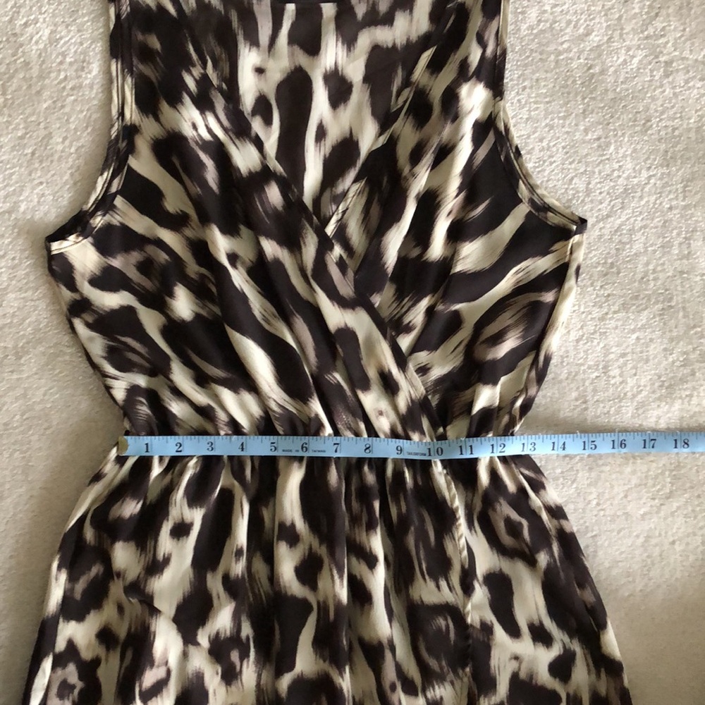 HP Anthro soprano animal print faux wrap dress - Picture 6 of 10